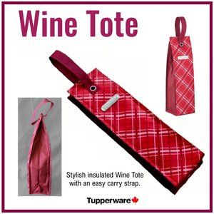 Tupperware insulated WINE TOTE